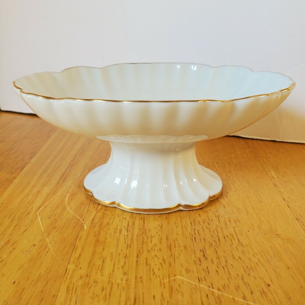 Pickard Porcelain Dish 6x4.5" Hand Decorated Floral Pattern Gold Trim - Picture 3 of 12